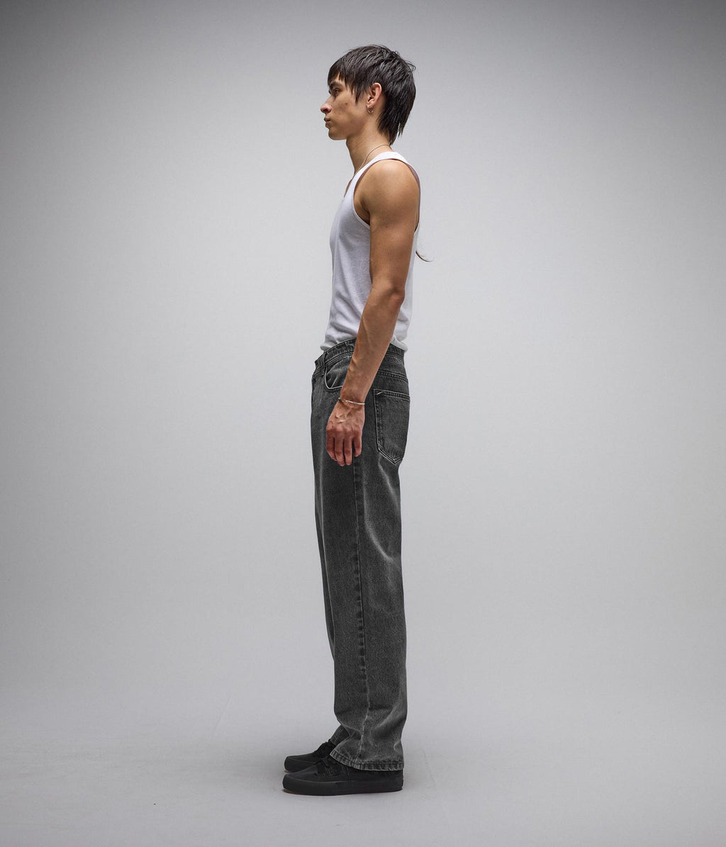 Former Crux Denim Pant in Washed Black | Free Aotearoa NZ shipping on your Former clothing order over $100* with Pavement Skate Shop!