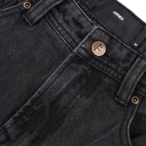 Former Crux Denim Pant in Washed Black | Free Aotearoa NZ shipping on your Former clothing order over $100* with Pavement Skate Shop!