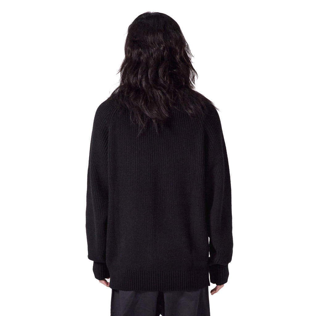 Former System Knit Crew - Black | Shop Former premium streetwear online with Pavemet Skate Store. Free Aotearoa NZ shipping on orders over $100*