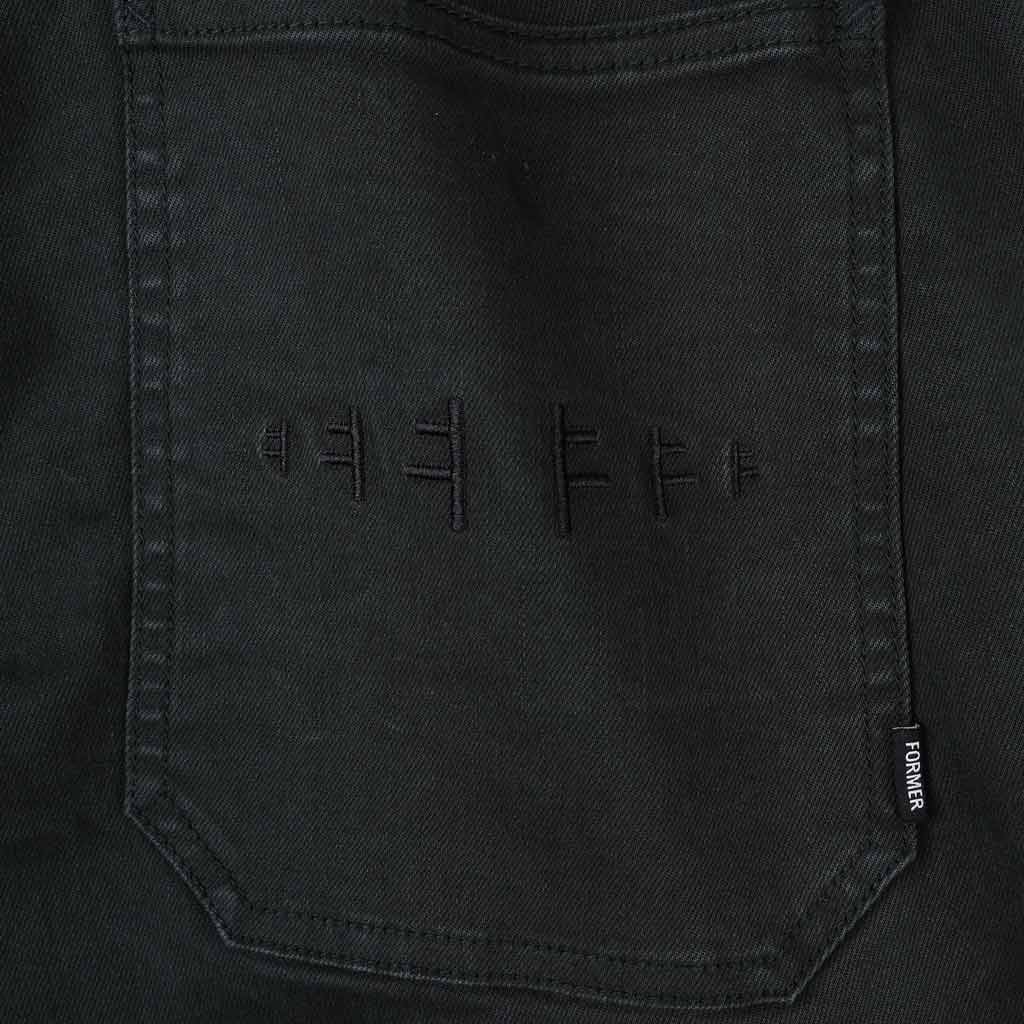 Former Reynolds Denim Overdye Pant - Ivy Stone | Shop Former premium streetwear online with Pavemet Skate Store. Free Aotearoa NZ shipping on orders over $100*