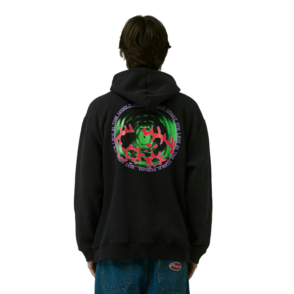 Former Global Mind Yardage Hood Black | Free Aotearoa shipping over $100* when you shop Former online with Pavement Skate Store.