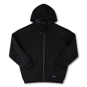 Former Global Mind Lined Zip Thru Hood - Black | Free Aotearoa shipping over $100* when you shop Former online with Pavement Skate Store.