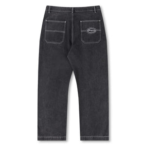 Former Reynolds Flatline Denim Pant - Washed Black | Free Aotearoa shipping over $100* when you shop Former online with Pavement Skate Store.