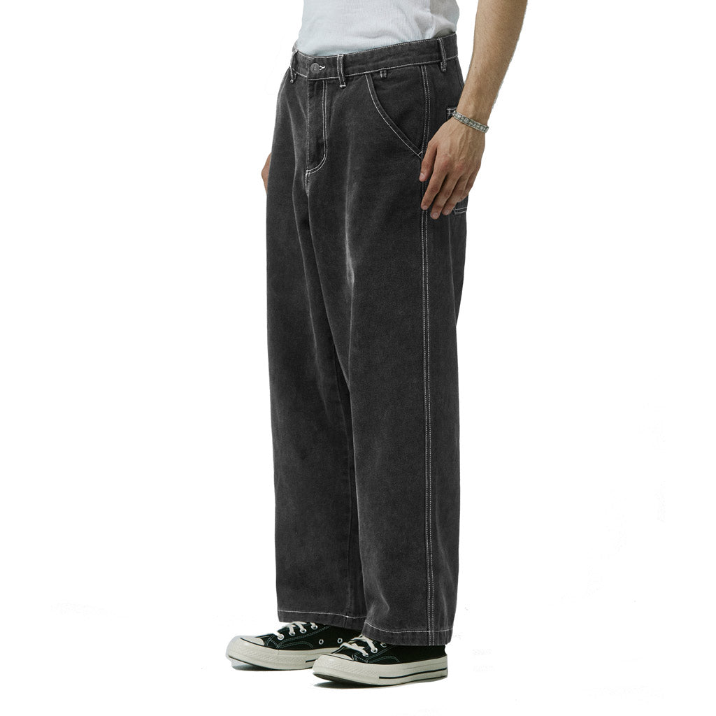 Former Reynolds Flatline Denim Pant - Washed Black | Free Aotearoa shipping over $100* when you shop Former online with Pavement Skate Store.