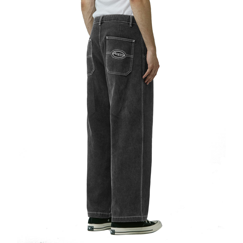 Former Reynolds Flatline Denim Pant - Washed Black | Free Aotearoa shipping over $100* when you shop Former online with Pavement Skate Store.