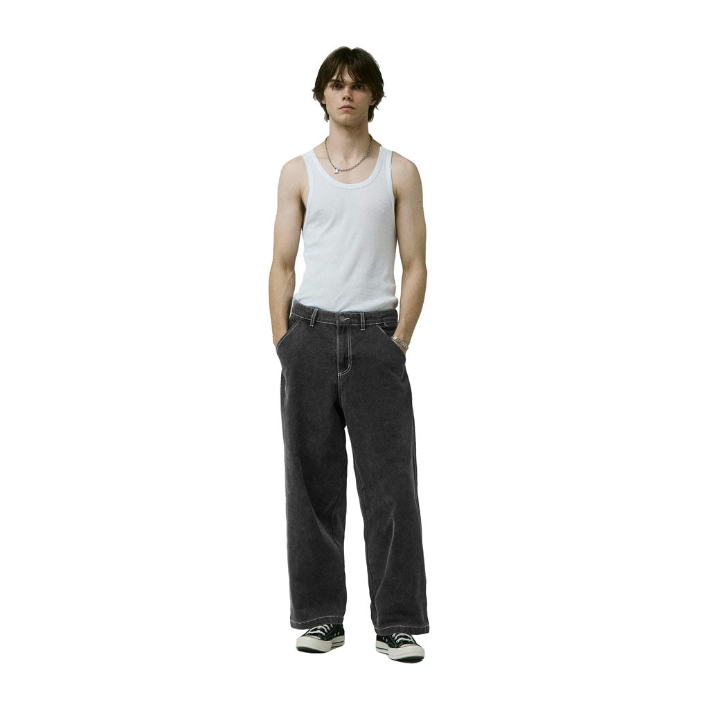 Former Reynolds Flatline Denim Pant - Washed Black | Free Aotearoa shipping over $100* when you shop Former online with Pavement Skate Store.