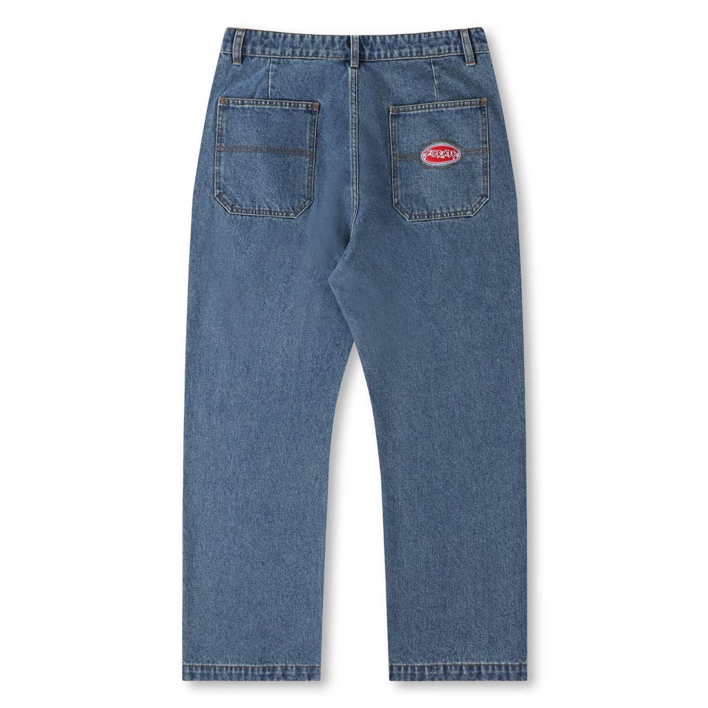 Former Reynolds Flatline Denim Pant - Dark Blue | Free Aotearoa shipping over $100* when you shop Former online with Pavement Skate Store.