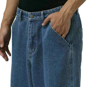 Former Reynolds Flatline Denim Pant - Dark Blue | Free Aotearoa shipping over $100* when you shop Former online with Pavement Skate Store.