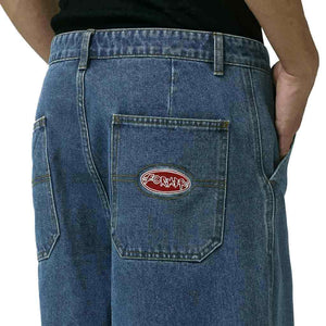 Former Reynolds Flatline Denim Pant - Dark Blue | Free Aotearoa shipping over $100* when you shop Former online with Pavement Skate Store.