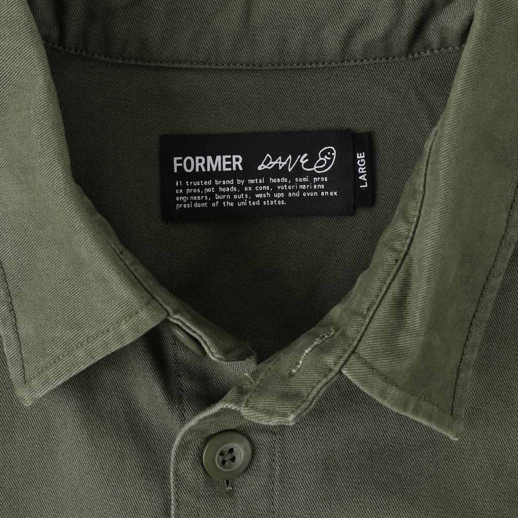 Former Reynolds Flatine LS Overshirt - Surplus | Free Aotearoa shipping over $100* when you shop Former online with Pavement Skate Store.