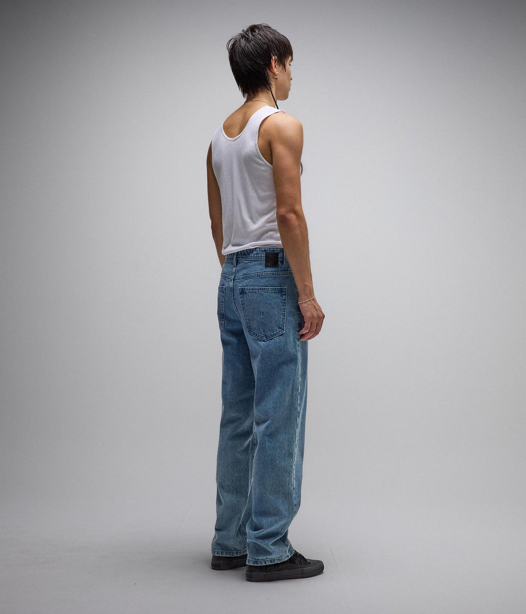 Former Crux Denim Pant in Washed Blue | Free Aotearoa NZ shipping on your Former clothing order over $100* with Pavement Skate Shop!