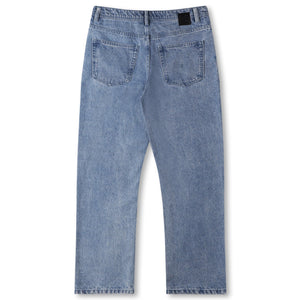 Former Crux Denim Pant in Washed Blue | Free Aotearoa NZ shipping on your Former clothing order over $100* with Pavement Skate Shop!