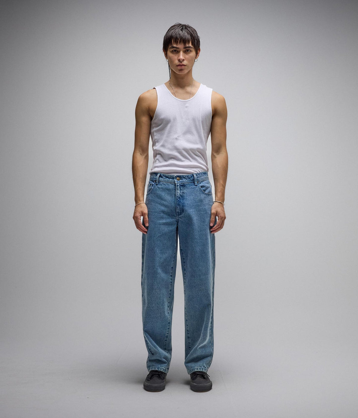 Former Crux Denim Pant in Washed Blue | Free Aotearoa NZ shipping on your Former clothing order over $100* with Pavement Skate Shop!