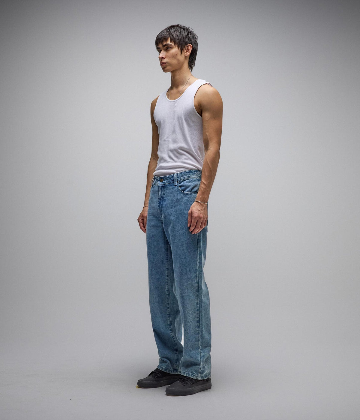 Former Crux Denim Pant in Washed Blue | Free Aotearoa NZ shipping on your Former clothing order over $100* with Pavement Skate Shop!