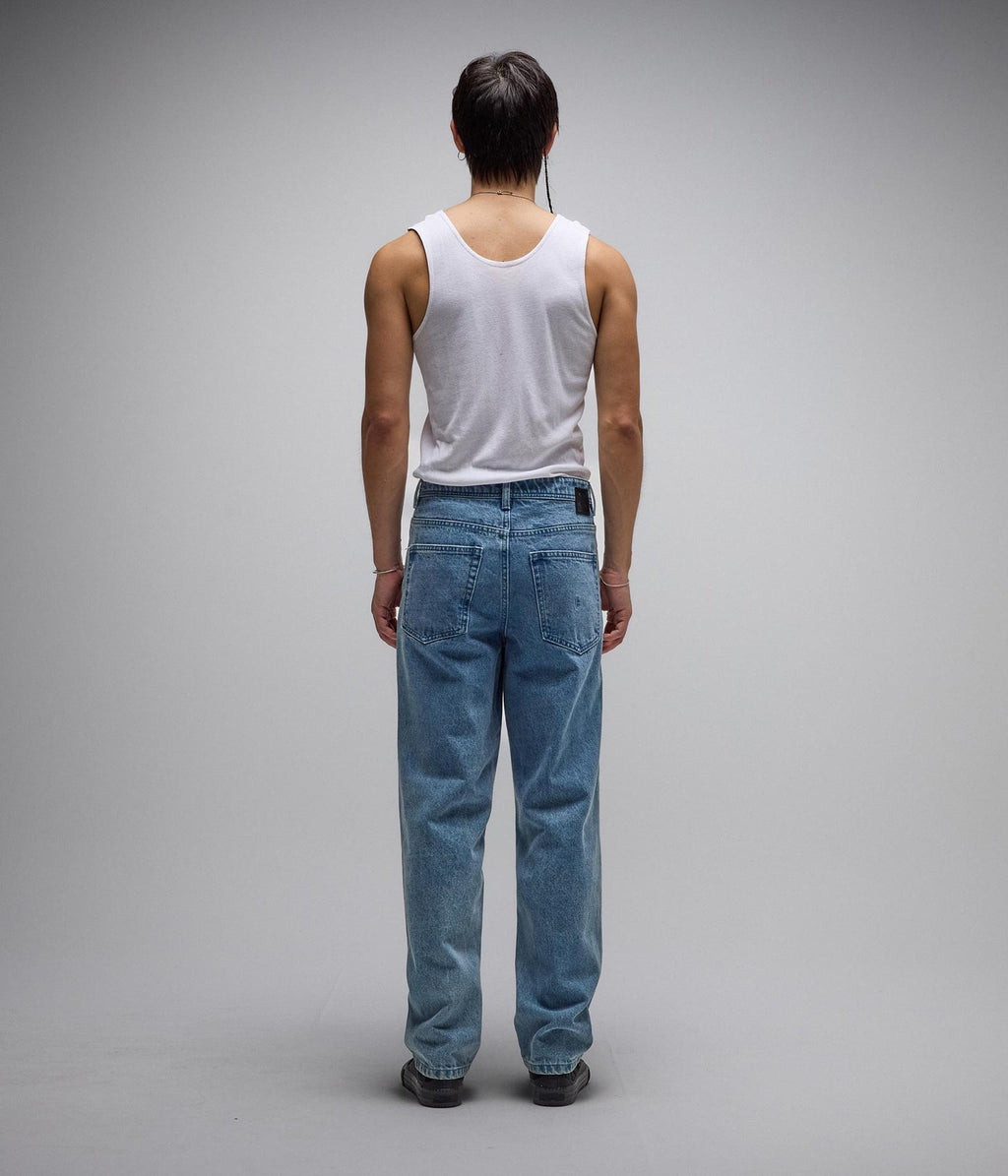 Former Crux Denim Pant in Washed Blue | Free Aotearoa NZ shipping on your Former clothing order over $100* with Pavement Skate Shop!