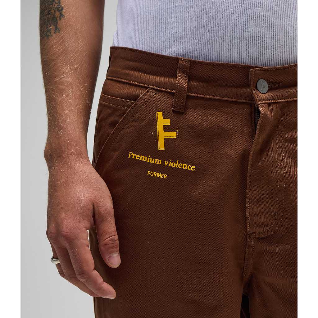 Former DXD Reynolds Work Pant in Brown | Shop Former Merchandise clothing online with Pavement Skate Store with free Aotearoa NZ shipping over $100*!