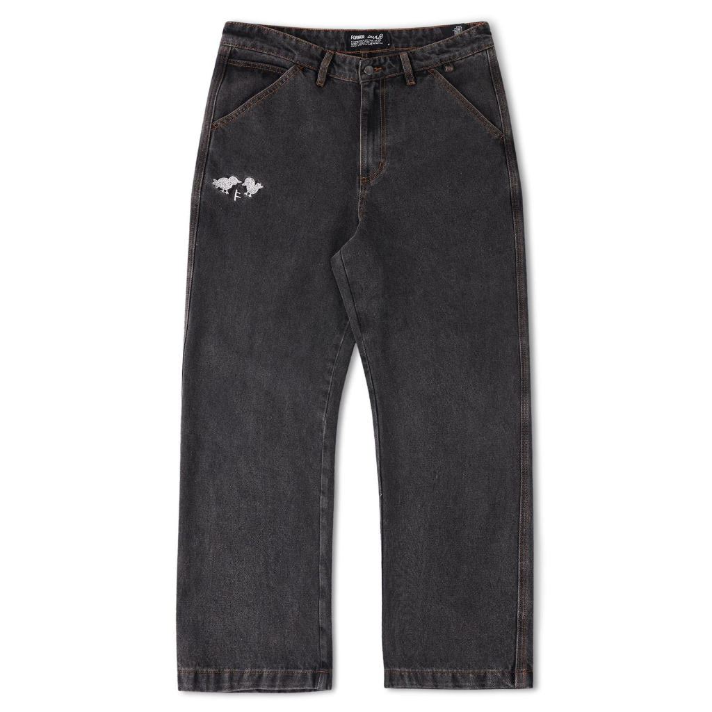 Former DXD Reynolds Denim Pant Washed Black | Shop Former Merchandise clothing online with Pavement Skate Store with free Aotearoa NZ shipping over $100*!