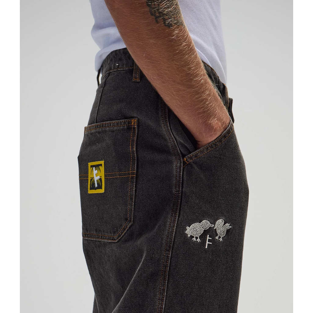 Former DXD Reynolds Denim Pant Washed Black | Shop Former Merchandise clothing online with Pavement Skate Store with free Aotearoa NZ shipping over $100*!
