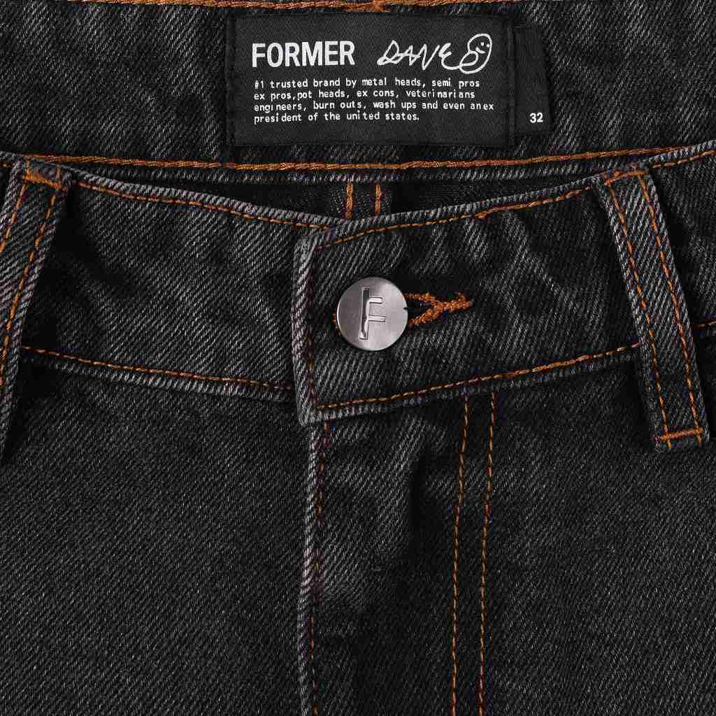 Former DXD Reynolds Denim Pant Washed Black | Shop Former Merchandise clothing online with Pavement Skate Store with free Aotearoa NZ shipping over $100*!