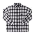 Former Vivian Flannel LS Shirt in Grey | Free Aotearoa NZ shipping on your Former clothing order over $100* with Pavement Skate Shop! 