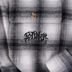 Former Vivian Flannel LS Shirt in Grey | Free Aotearoa NZ shipping on your Former clothing order over $100* with Pavement Skate Shop! 