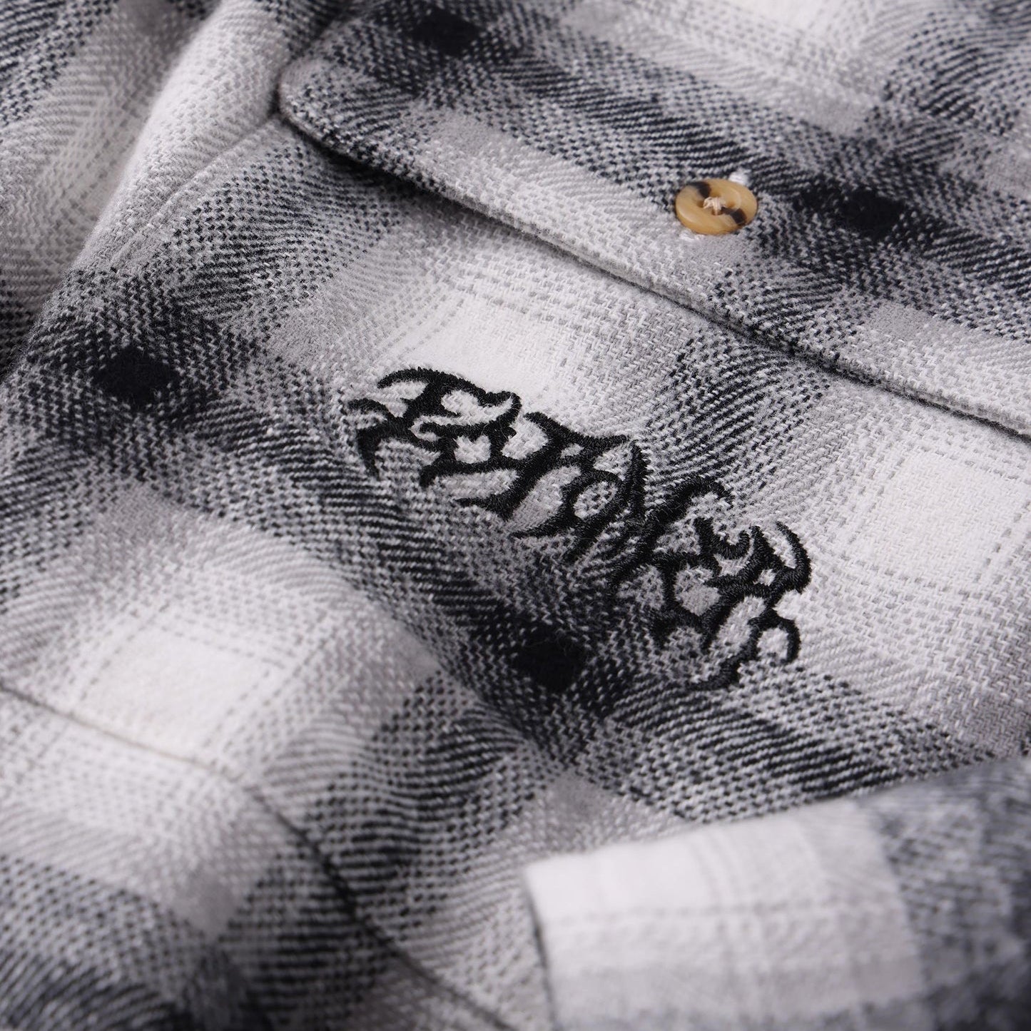 Former Vivian Flannel LS Shirt in Grey | Free Aotearoa NZ shipping on your Former clothing order over $100* with Pavement Skate Shop! 