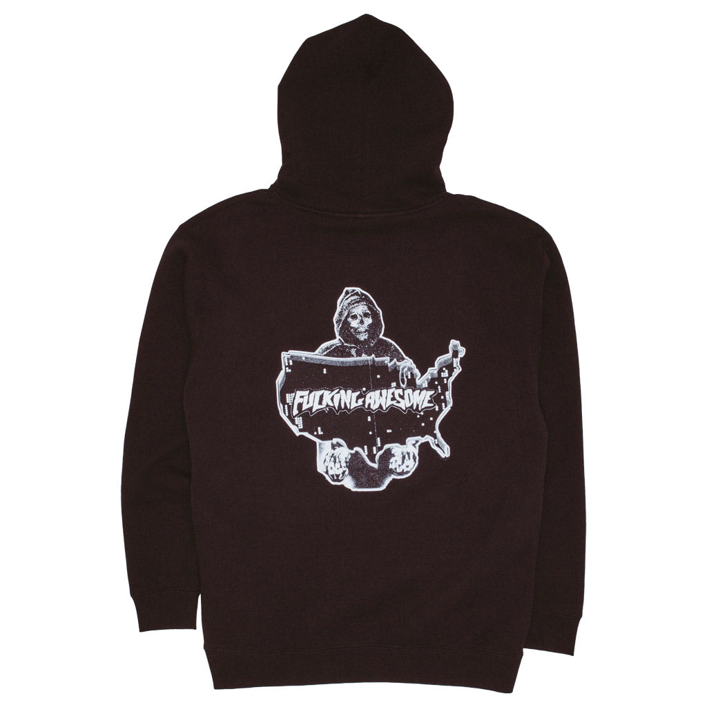 Buy the Fucking Awesome 14Th Century Zip Hoodie Black at Pavement Skate Store online with free Aotearoa NZ shipping!