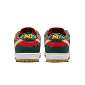 Nike SB Dunk Low Premium Seattle Supersonics Shoe - Fir/White-University Gold-Fire Red. Product code - FZ1287-300. Shop Nike SB skateboarding shoes, clothing and accessories online with Pavement. Free Aotearoa NZ shipping over $100*.