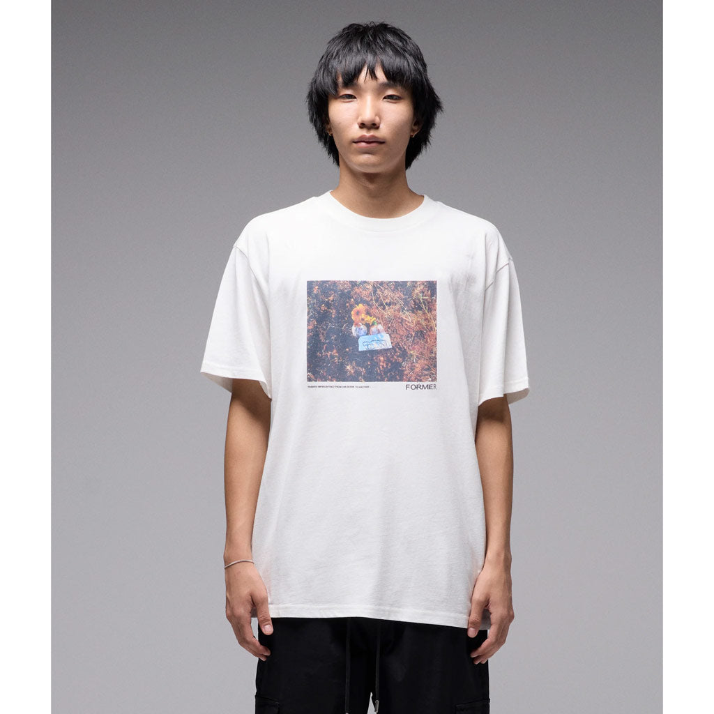 Former Cache Tee - Oyster | Free Aotearoa NZ shipping on your Former order over $100* with Pavement Skate Store online!