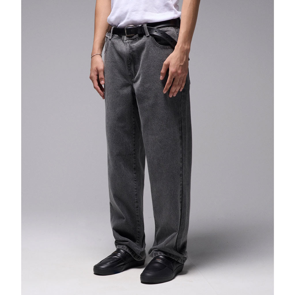 Former Crux Denim Pant - Washed Grey | Free Aotearoa NZ shipping on your Former order over $100* with Pavement Skate Store online!