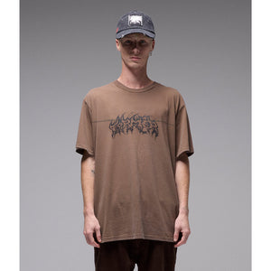 Former Praise Tee in Washed Chocolate | Free Aotearoa NZ shipping on your Former clothing order over $100* with Pavement Skate Store online!