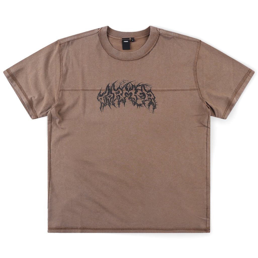 Former Praise Tee in Washed Chocolate | Free Aotearoa NZ shipping on your Former clothing order over $100* with Pavement Skate Store online!