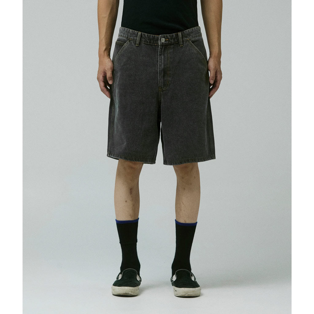 Former Reynolds 21" Denim Walkshorts - Washed Black | Free Aotearoa NZ shipping on your Former order over $100* with Pavement Skate Store online!