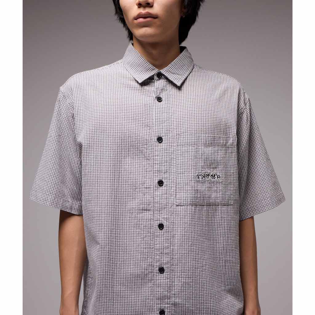 Former Vivian Check SS Shirt - Black | Free Aotearoa NZ shipping on your Former order over $100* with Pavement Skate Store online! 