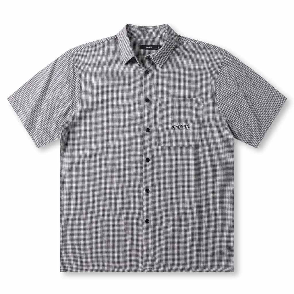Former Vivian Check SS Shirt - Black | Free Aotearoa NZ shipping on your Former order over $100* with Pavement Skate Store online! 