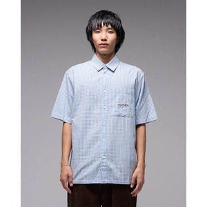 Former Vivian Check SS Shirt - Blue | Free Aotearoa NZ shipping on your Former order over $100* with Pavement Skate Store online! 