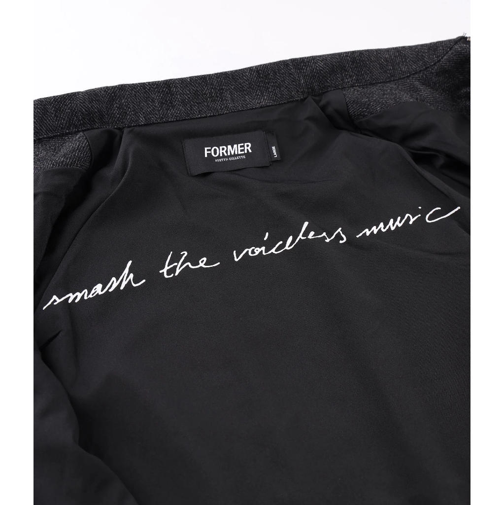 Former AG Cage Wool Jacket in Grey | Shop Former Merchandise clothing online with Pavement Skate Store with free Aotearoa NZ shipping over $100*! 