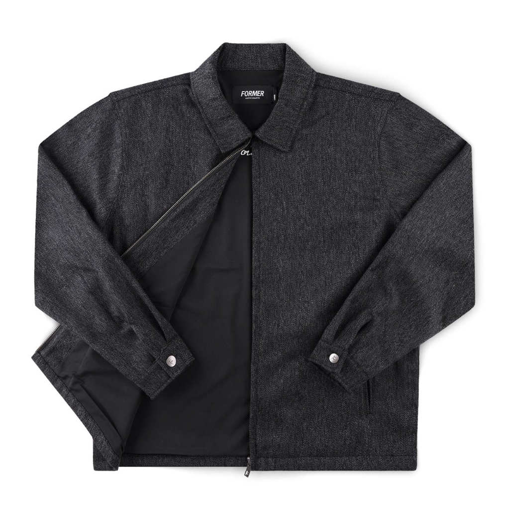 Former AG Cage Wool Jacket in Grey | Shop Former Merchandise clothing online with Pavement Skate Store with free Aotearoa NZ shipping over $100*! 