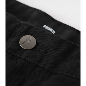 Former Crux Pant in Black | Shop Former Merchandise clothing online with Pavement Skate Store with free Aotearoa NZ shipping over $100*!