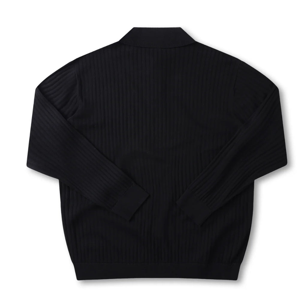 Former Franchise LS Knot Polo - Black | Shop Former clothing online with Pavement Skate Store with free Aotearoa NZ shipping over $100*!