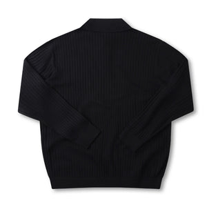 Former Franchise LS Knot Polo - Black | Shop Former clothing online with Pavement Skate Store with free Aotearoa NZ shipping over $100*!