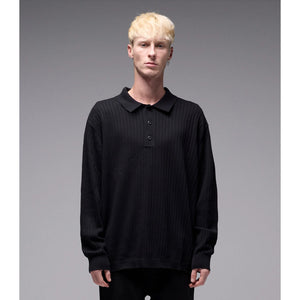 Former Franchise LS Knot Polo - Black | Shop Former clothing online with Pavement Skate Store with free Aotearoa NZ shipping over $100*!