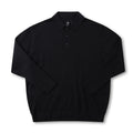 Former Franchise LS Knot Polo - Black | Shop Former clothing online with Pavement Skate Store with free Aotearoa NZ shipping over $100*!