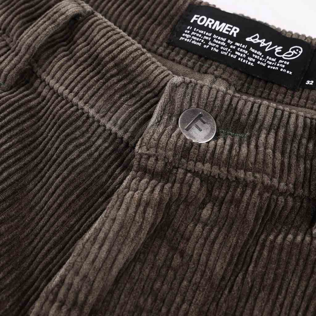 Former Reynolds 21" Cord Walkshort in Pine | Shop Former clothing online with Pavement Skate Store and enjoy free Aotearoa NZ shipping on orders over $100*!