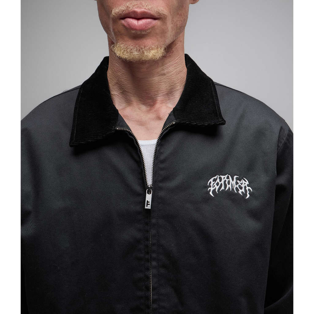 Former Reynolds Jacket in Black/White | Shop Former Merchandise clothing online with Pavement Skate Store with free Aotearoa NZ shipping over $100*! 