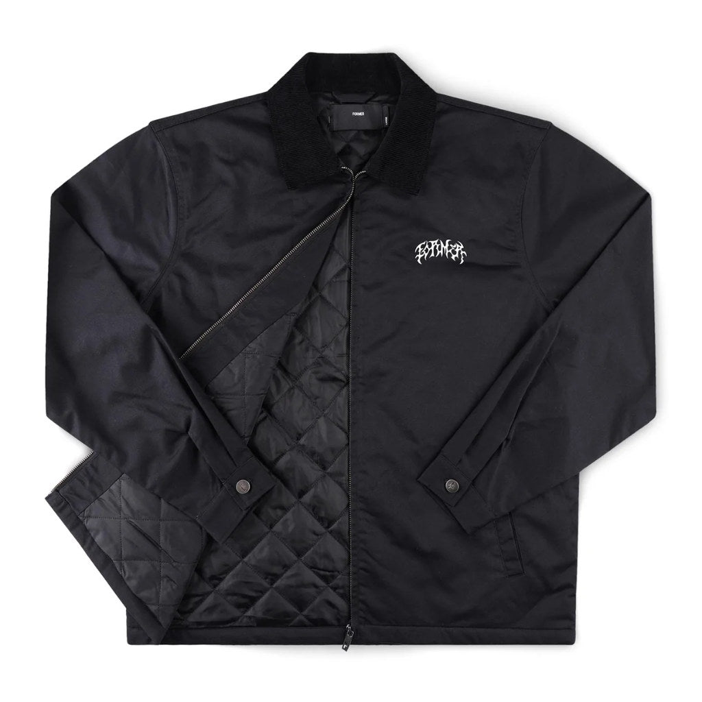 Former Reynolds Jacket in Black/White | Shop Former Merchandise clothing online with Pavement Skate Store with free Aotearoa NZ shipping over $100*! 