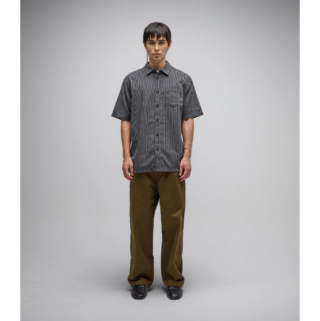 Former Reynolds Stripe SS Shirt in Worn Black | Shop Former clothing online with Pavement Skate Store and enjoy free Aotearoa NZ shipping on orders over $100*!