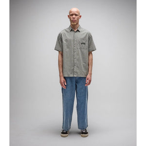 Former Vivian Check SS Shirt in Pine | Shop Former clothing online with Pavement Skate Store and enjoy free Aotearoa NZ shipping on orders over $100*!