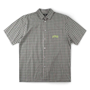 Former Vivian Check SS Shirt in Pine | Shop Former clothing online with Pavement Skate Store and enjoy free Aotearoa NZ shipping on orders over $100*!