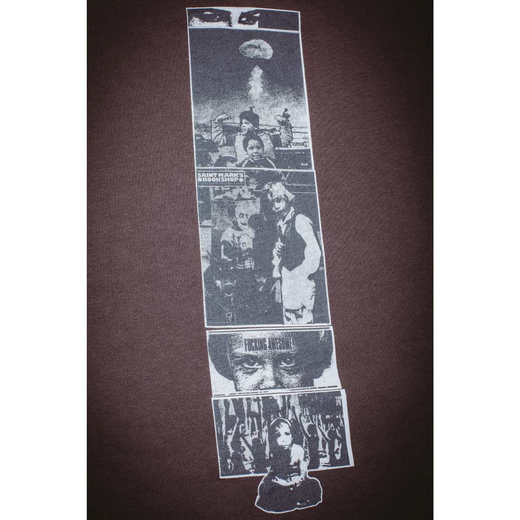 Fucking Awesome Dill Collage Zip Hood - Charcoal | Free Aotearoa shipping over $100* when you order FA online with Pavement Skate Store.